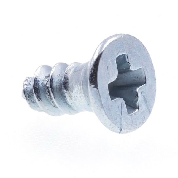 Wood Screw Flat Head Phillips Drive No. 2 X 1/4in Zinc Plated Steel 50PK
